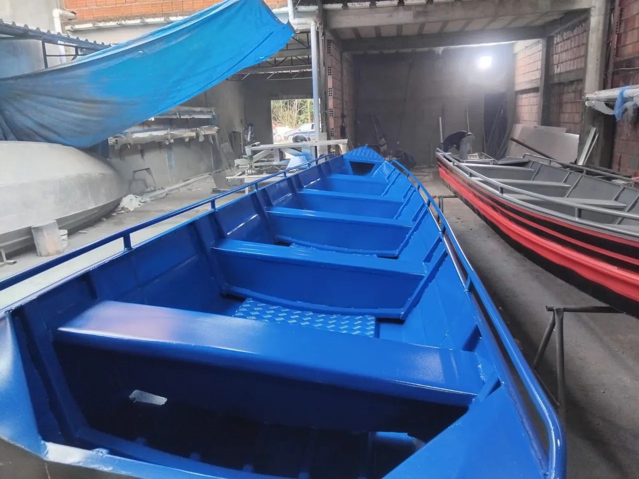 Canoa de Alumínio, 4,5,6,7 e 8 Metros\ Fabricamos todos os modelos  - Foto 5