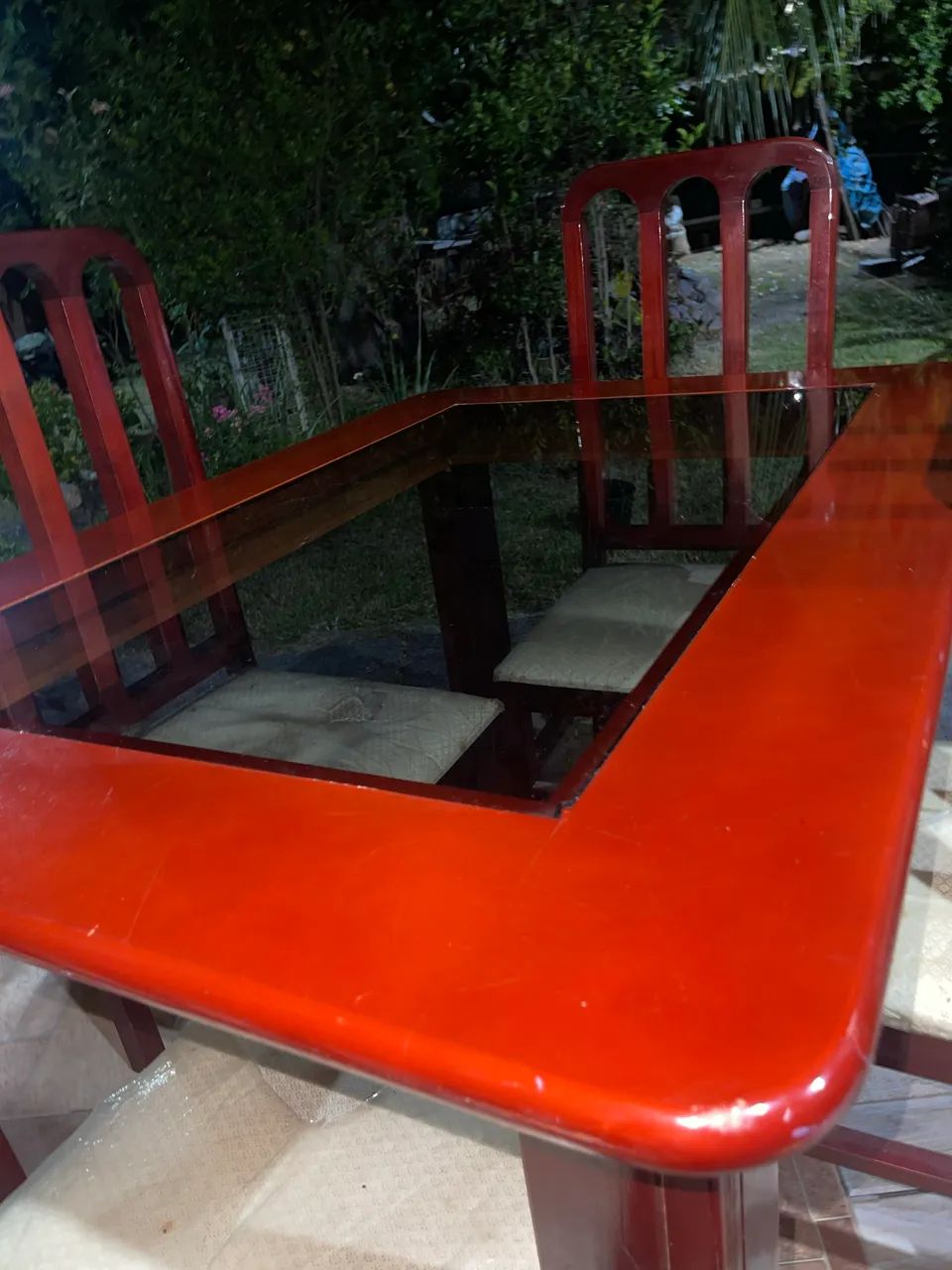 Mesa de madeira com 4 cadeiras 64961605127683120