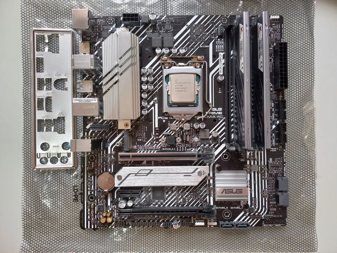 Kit placa mãe Asus, i5 11400f, DDR4 de 16GB - Peças de