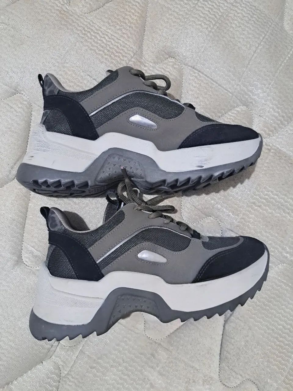 Tênis Chunky Moderno - Verde militar - Via Marte 