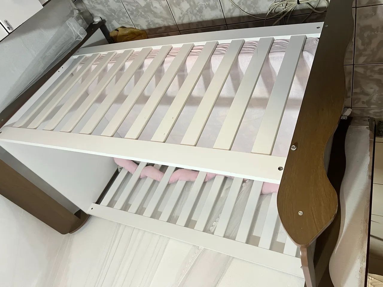 BERÇO AMERICANO COM COLCHÃO ORTOBOM  - Foto 4