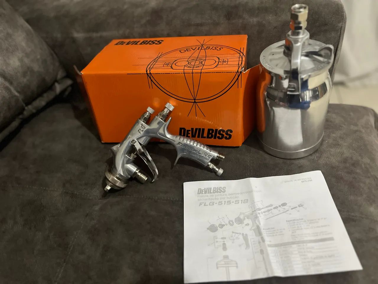 Pistola de pintura Devilbiss FLG-515-S18 - Foto 4