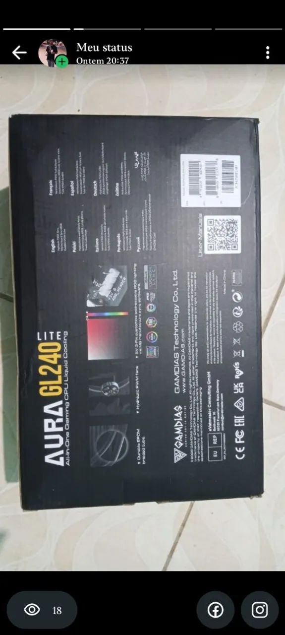 VENDO WATTERCULLER AURA DUPLA FÃ 