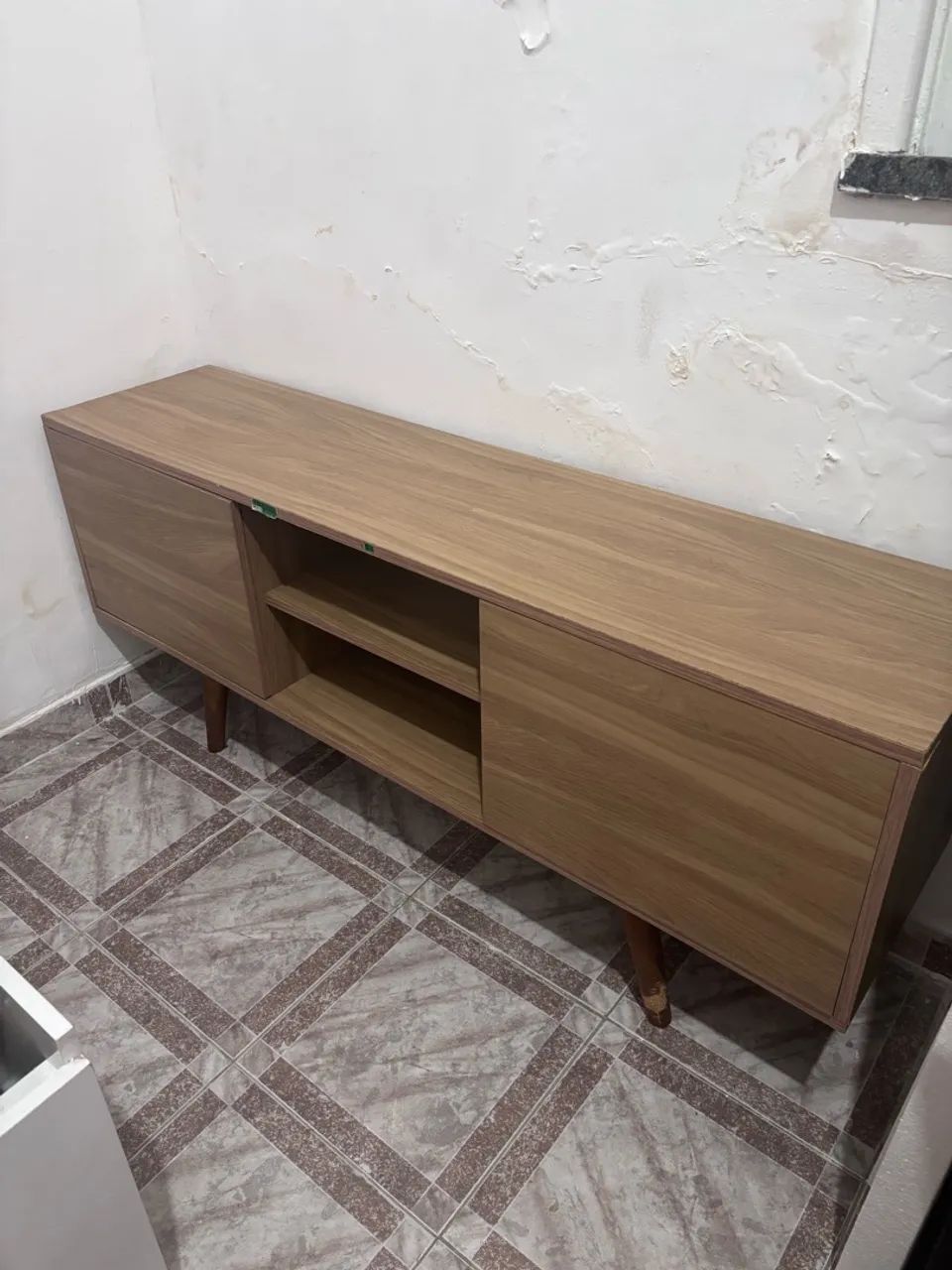 Vendo rack de chão madeira 