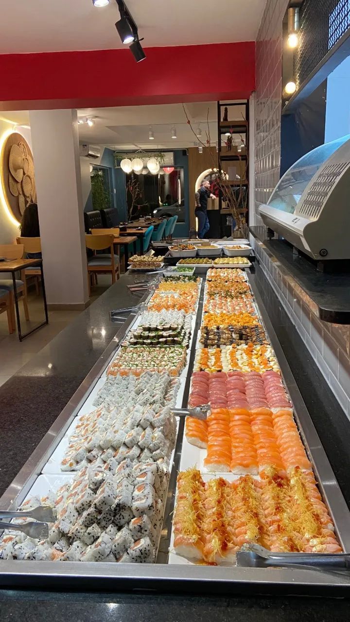 buffet refrigerado em mdf e granito preto São Gabriel escovado - Foto 4