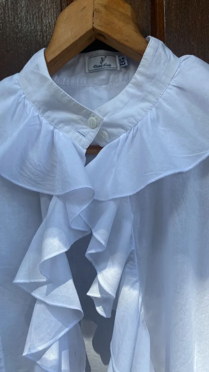 Camisa babados Dona Lady M - Foto 3