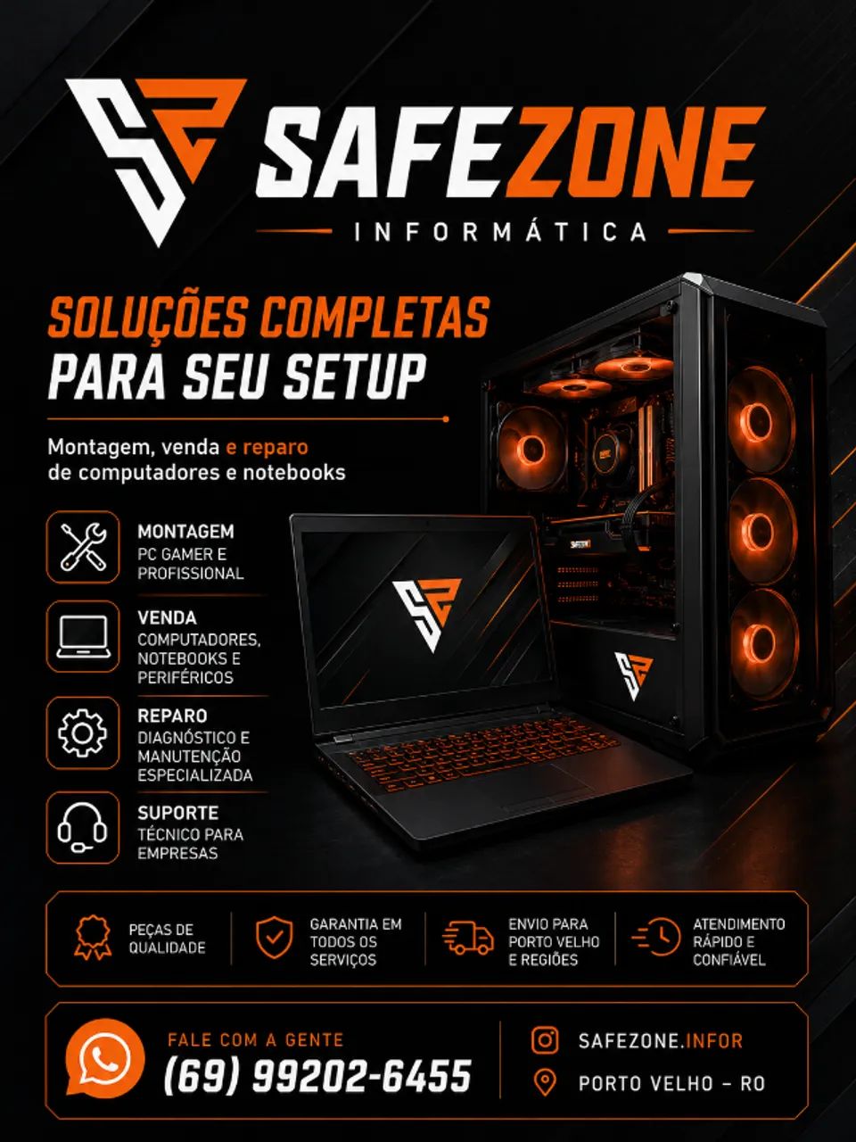 soluções completas para seu setup gamer