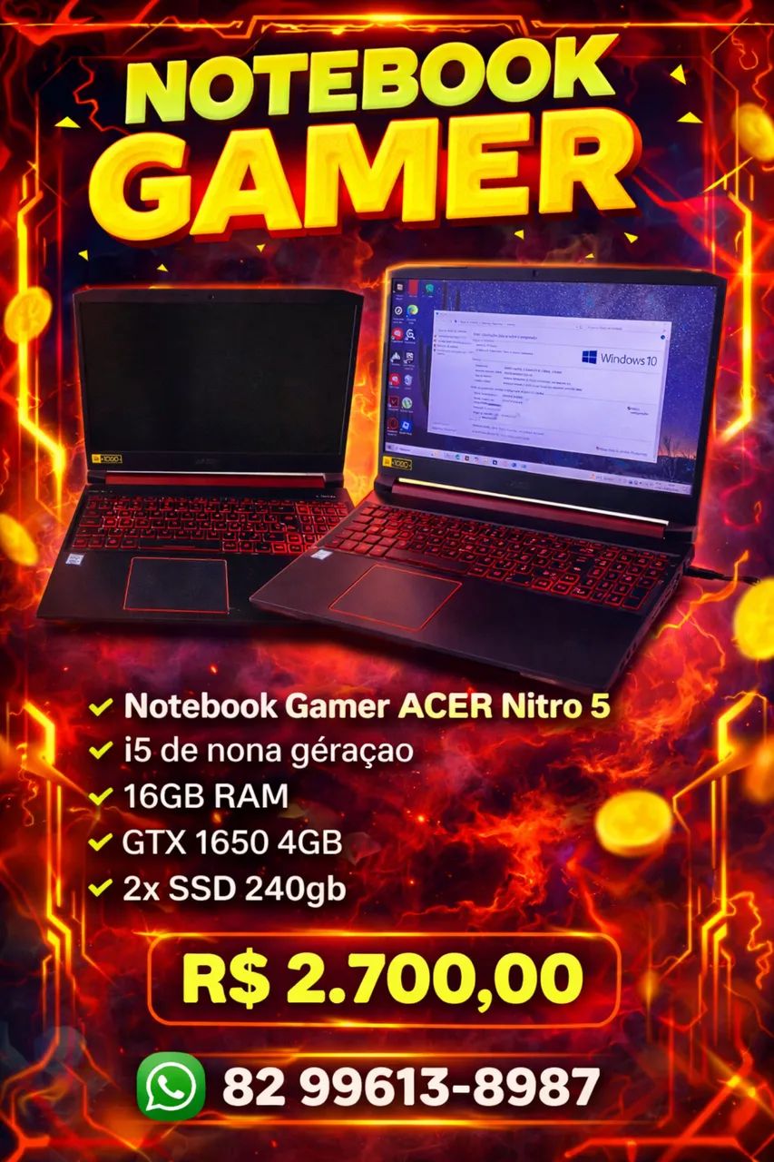 Notebook Gamer Acer Nitro 5