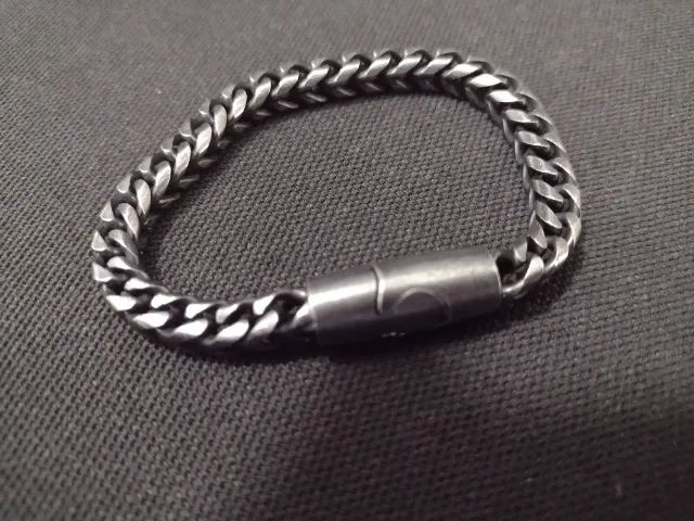 Pulseira Motoqueiro/Rock 19cm