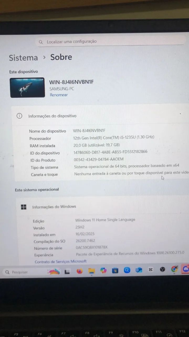 Notebook Samsung Galaxy Book 2 512Gb com 20GB de RAM - Foto 3