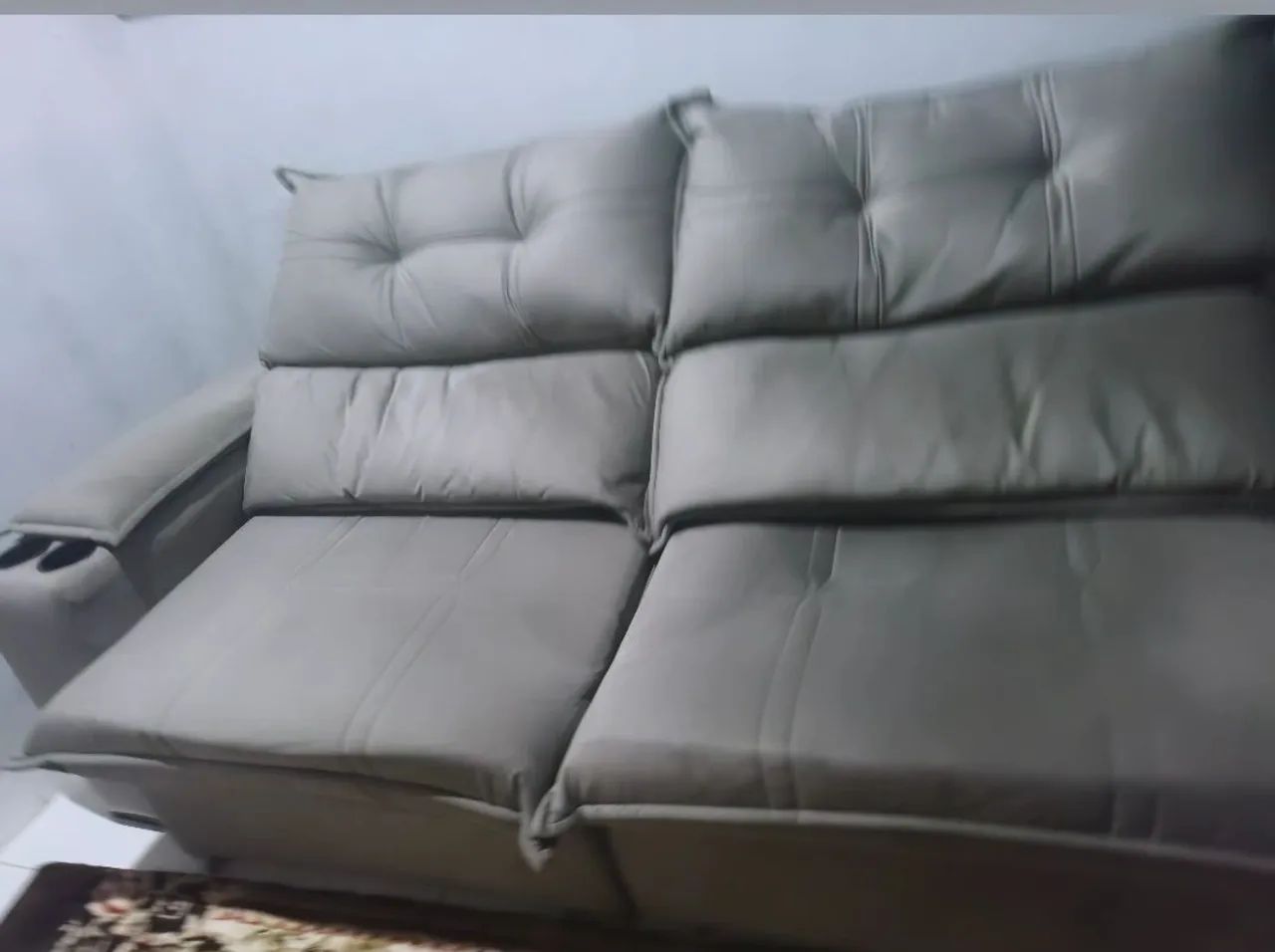 Vendo sofá retratil cinza  - Foto 2