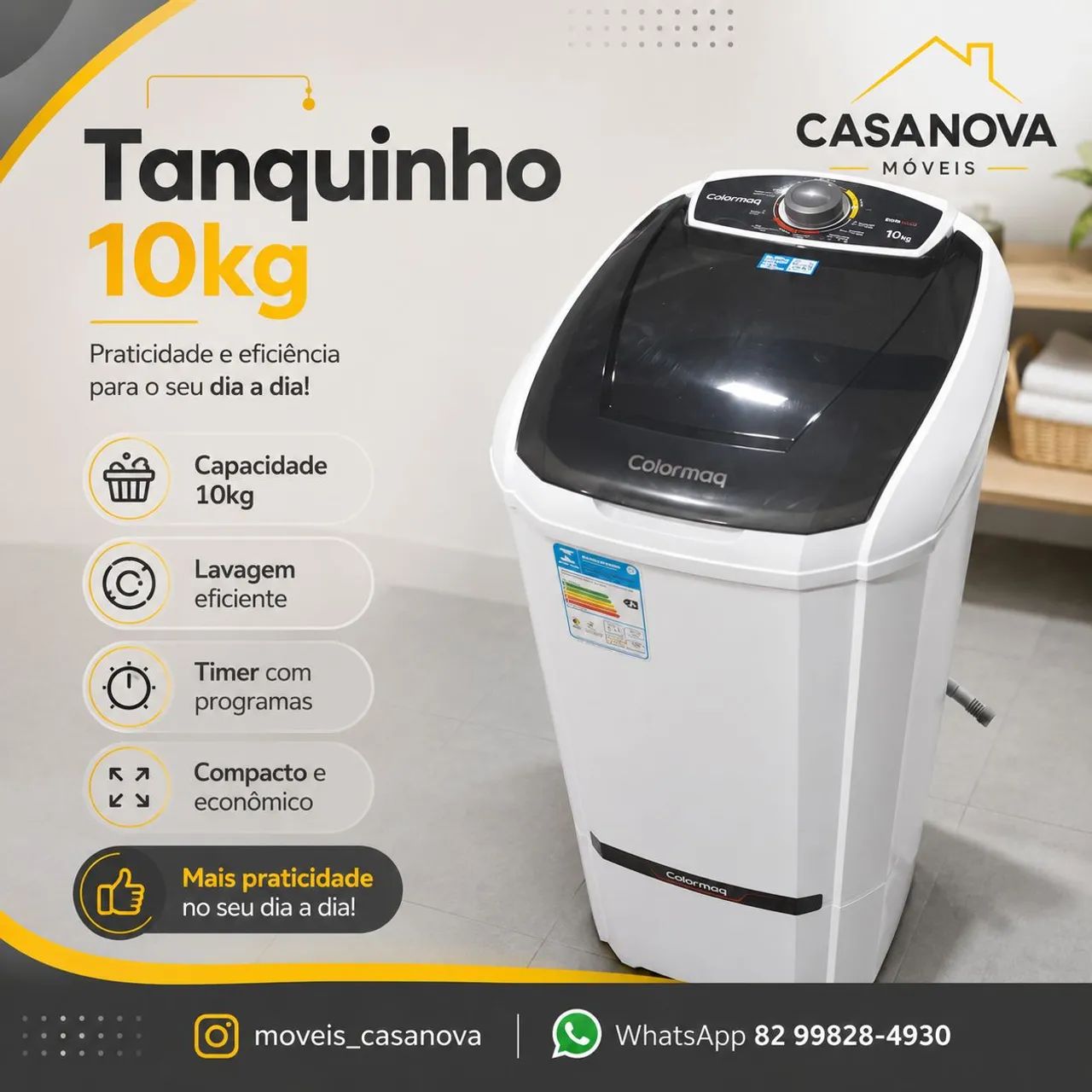 Tanquinho 10kg