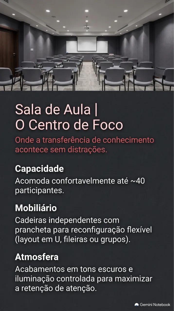 AUDITÓRIO  / SALA DE AULA / STUDIO