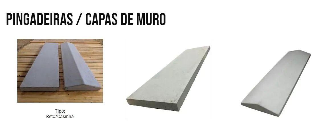 Pingadeira/ Capas de muro  - Foto 4