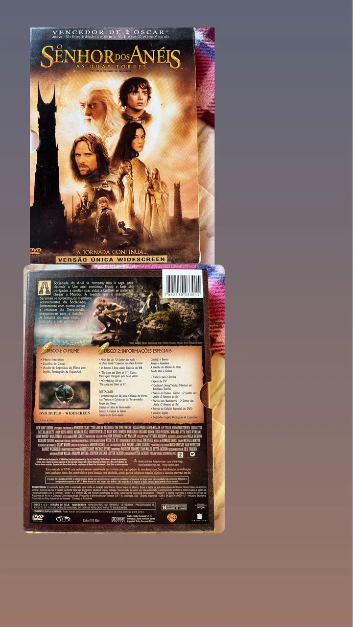 O Senhor dos Anéis - trilogia em DVD versão widescreen - Foto 4