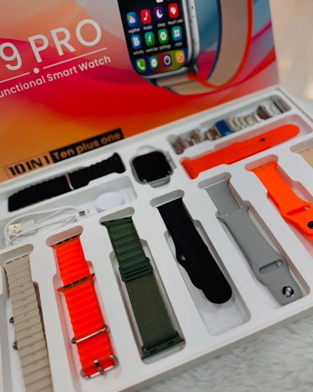 Smartwatch Relógio K99 Pro Series, Com 10 Pulseiras Gps. Atacado e varejo.. - Foto 3