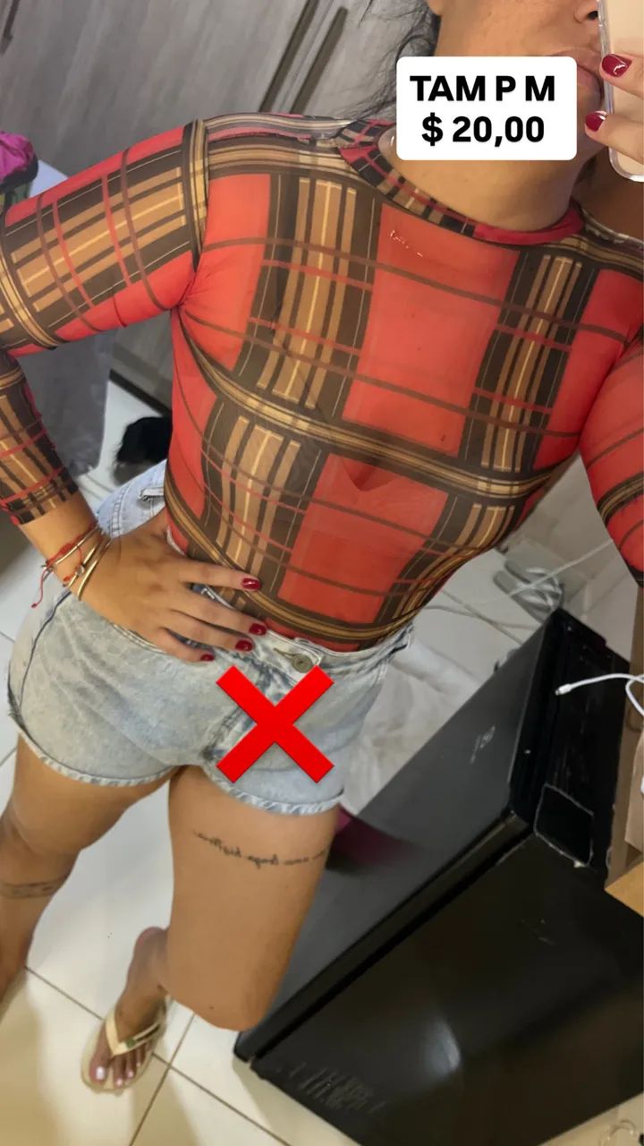 Bazar da Anne cropped calça vestidos  - Foto 3