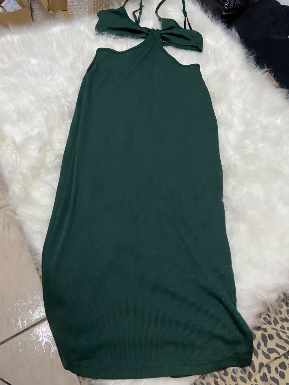 Vestido longo feminino verde  - Foto 3