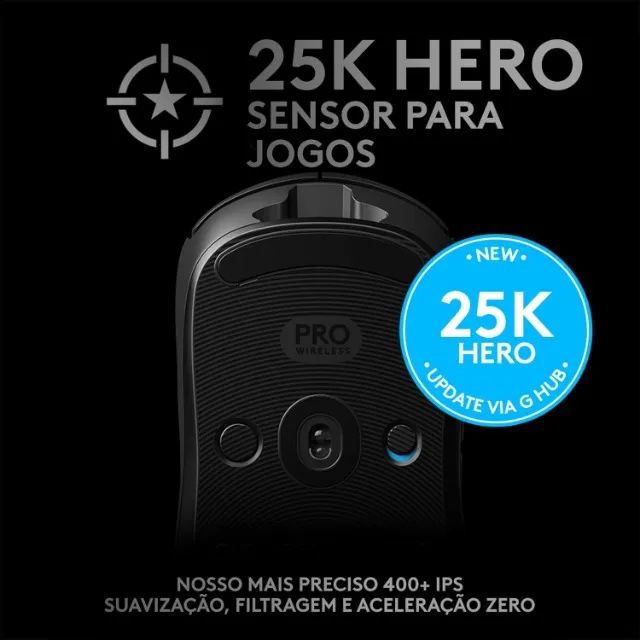 Mouse Logitech G Pro Series Pro Wireless Lightspeed - Foto 2
