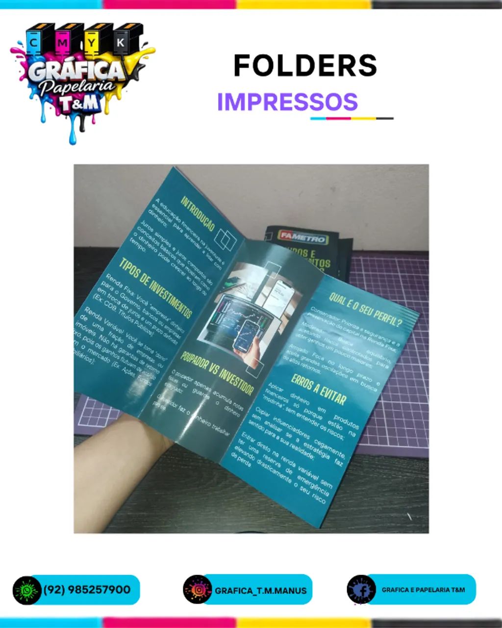 Folders Impressos - Foto 4