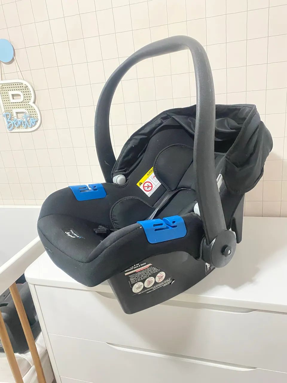 Conjunto bebê conforto Touring e Base - marca Burigotto - Foto 2
