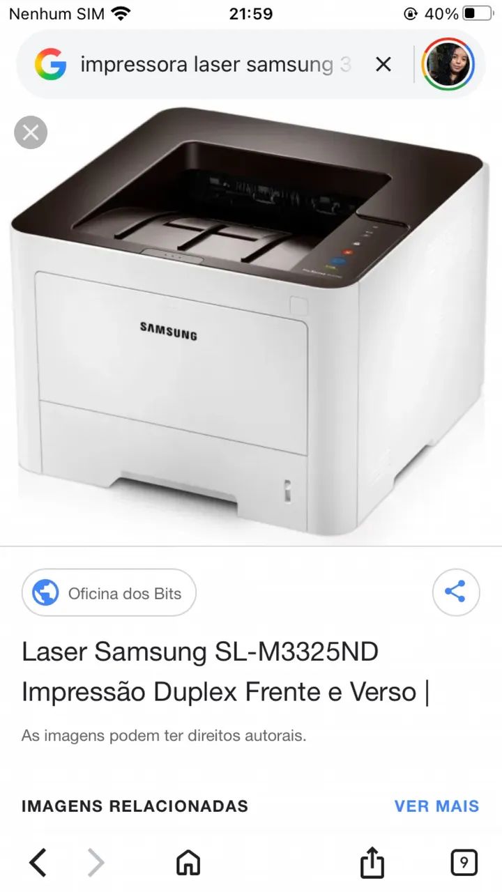 Impressora hp 332565071619255169120