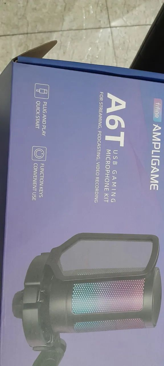 Microfone Fifine Ampligame A6T  - Foto 3