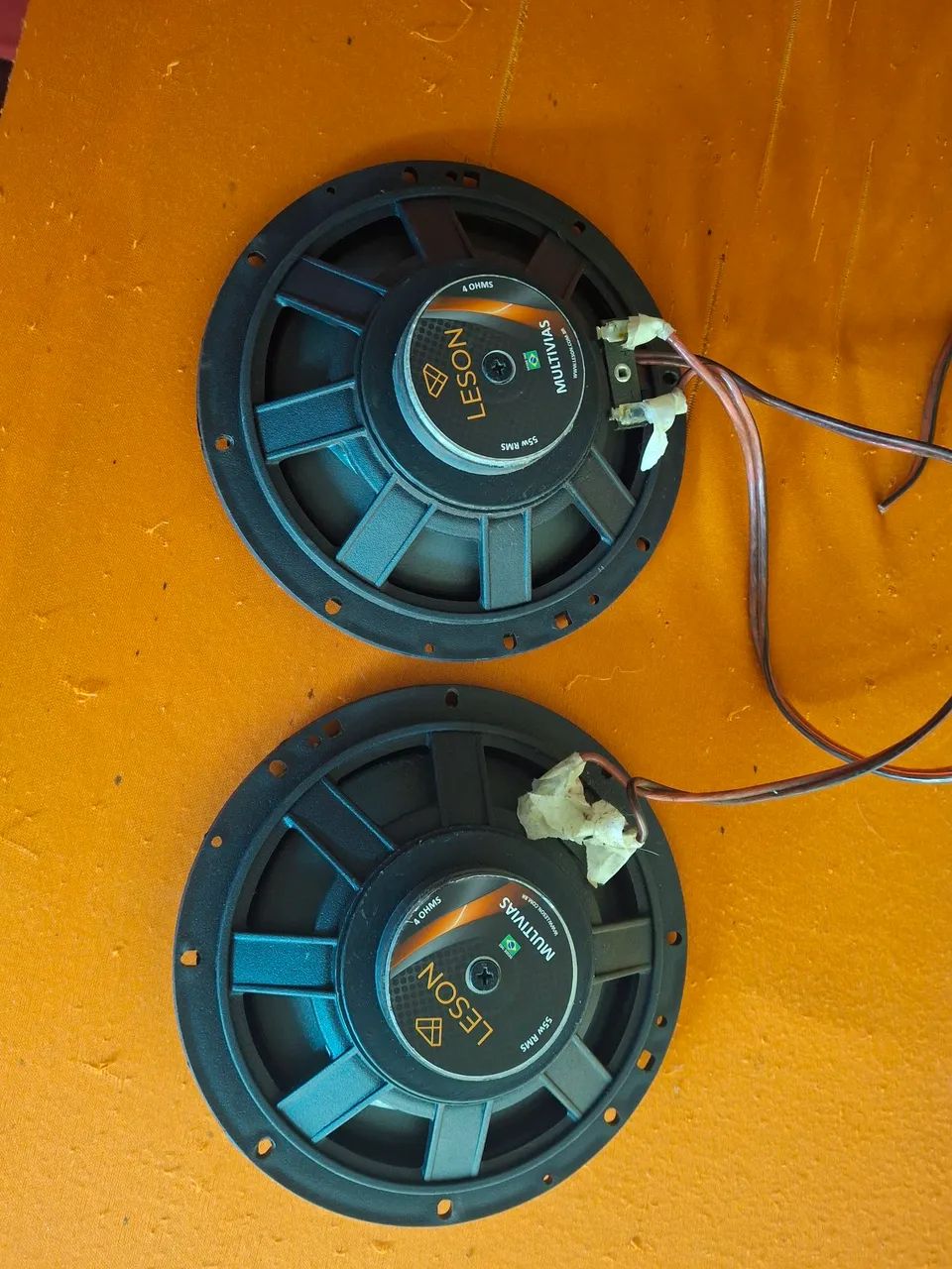 Vendo alto falantes 6 polegadas porta novos 