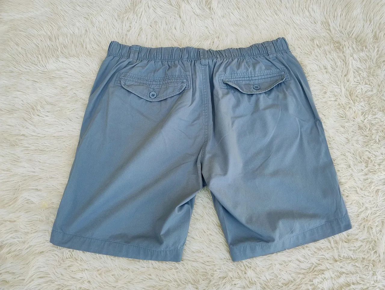 Bermuda Masculina Taco Azul claro GGG  - Foto 5