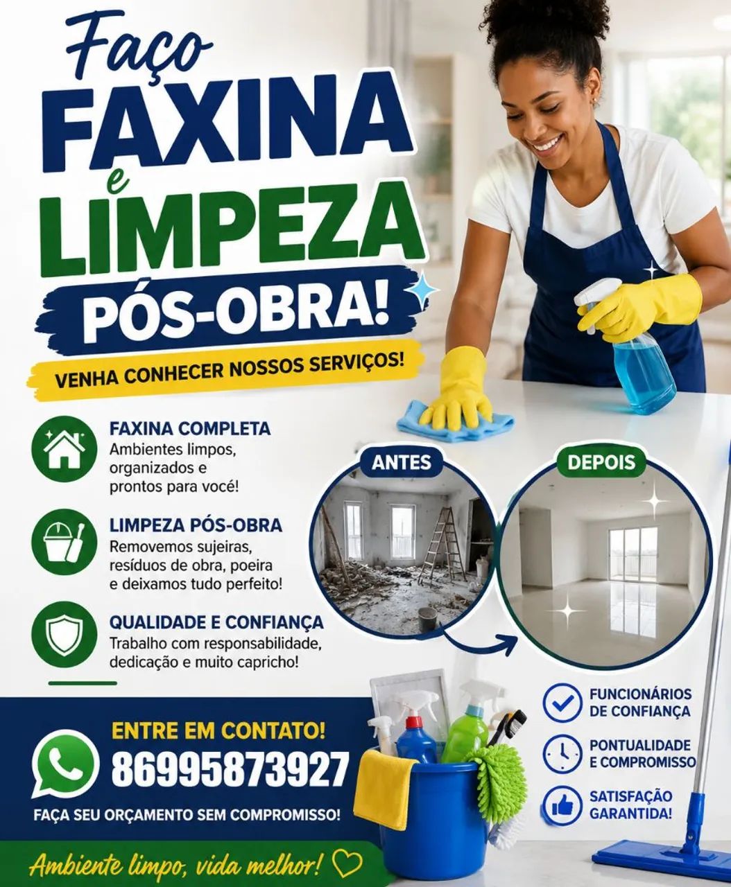 Limpeza pós obra