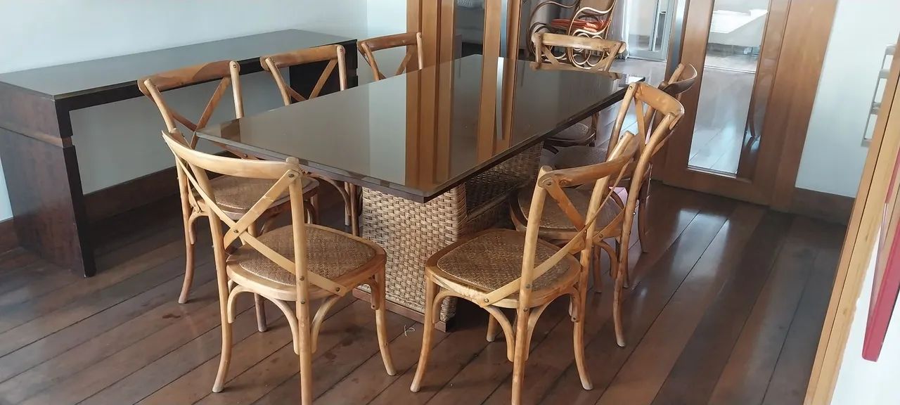 Mesa de jantar com 8 cadeiras  - Foto 2