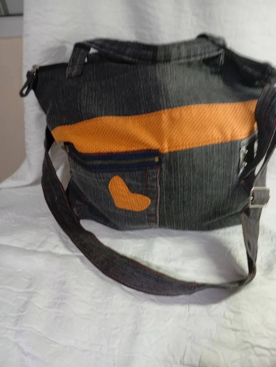 Linda bolsa em jeans 