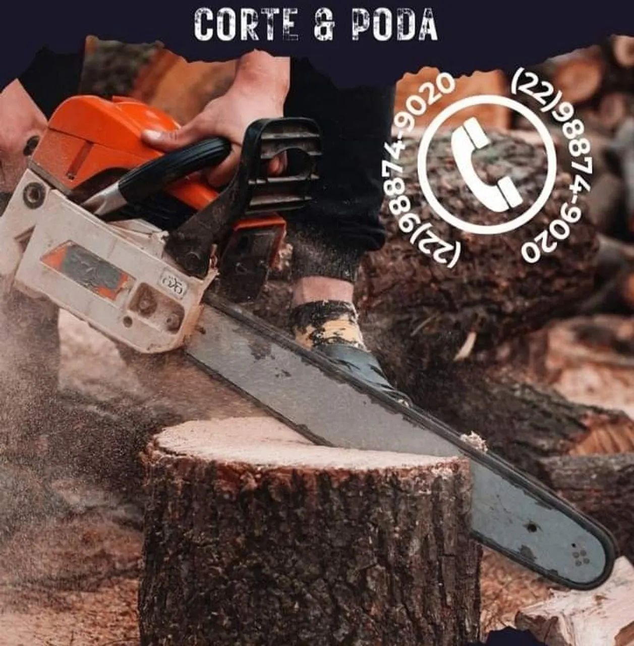 Corte e poda de arvores