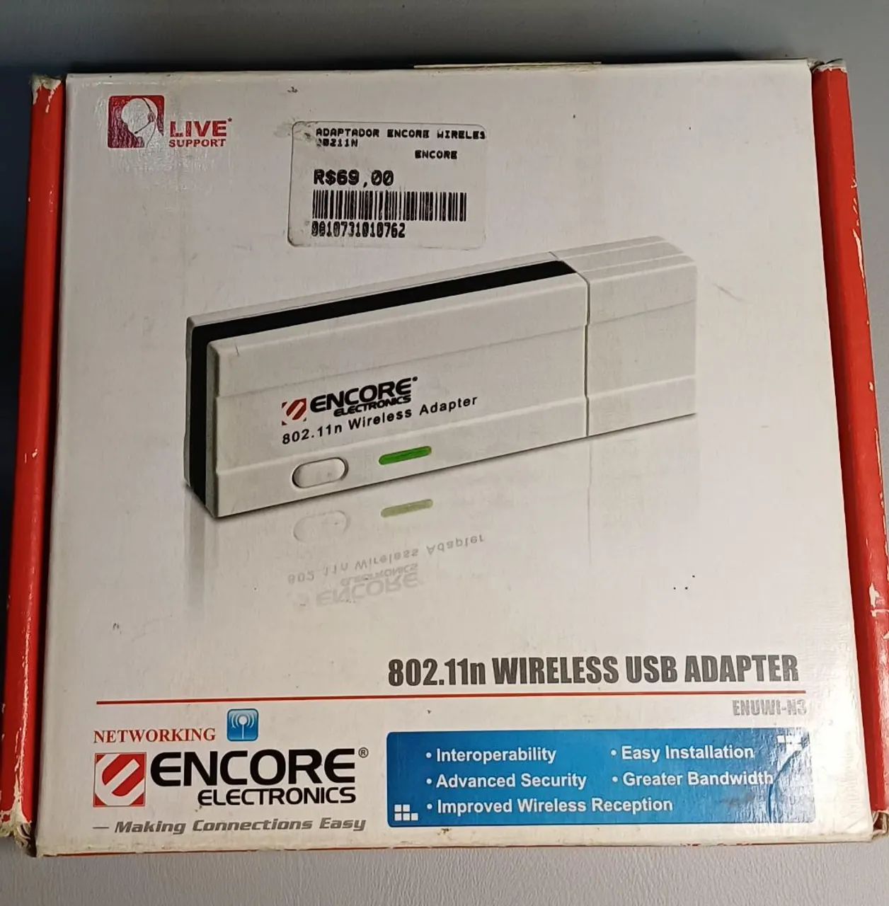 USB Adaptador Wireless 802.11n Encore  - Foto 3