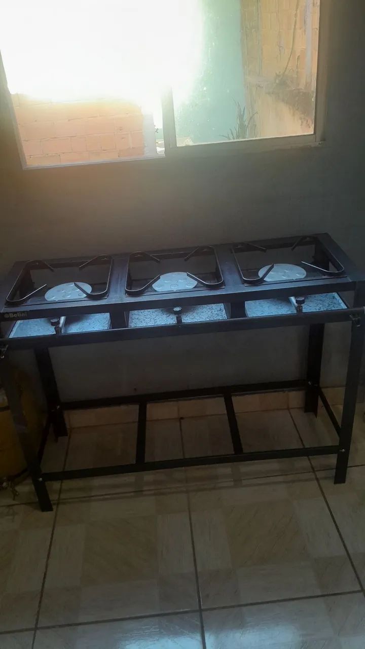 Fogao industrial 3 bocas novo
