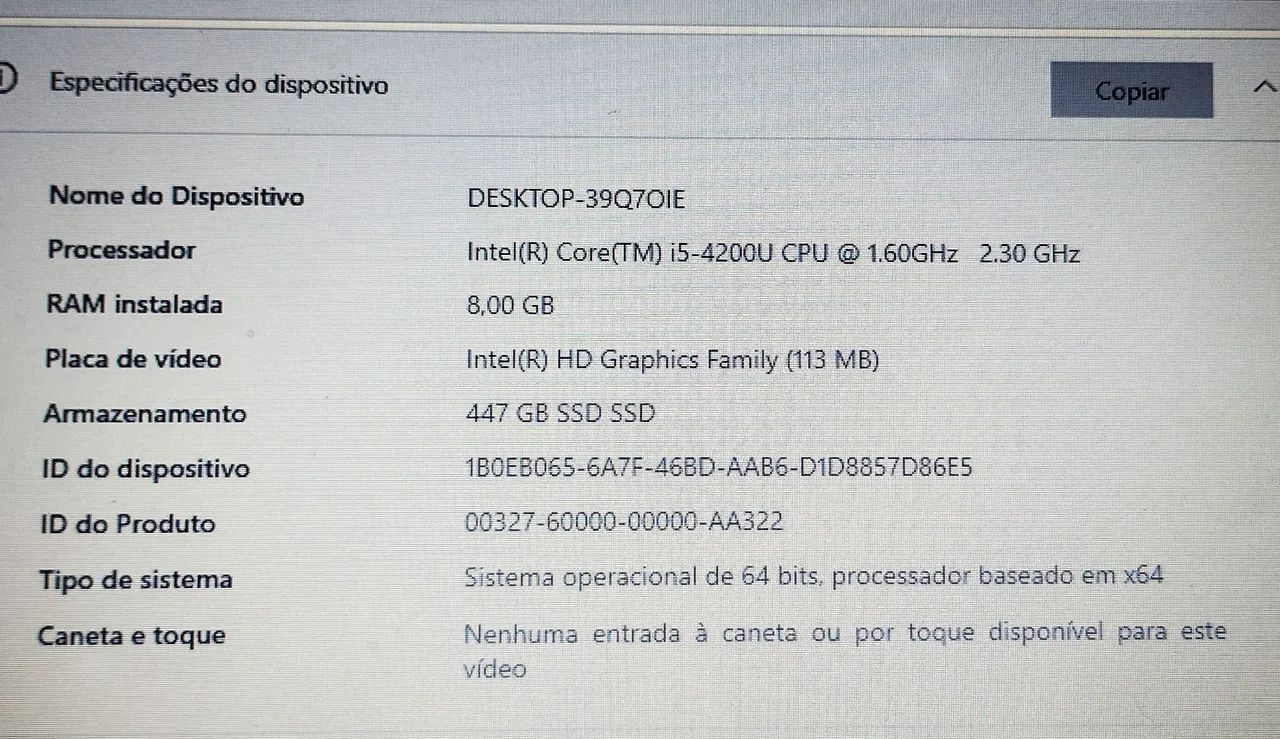 Notebook Lenovo i5,8GB Ram, modeloB40-70 - Foto 3