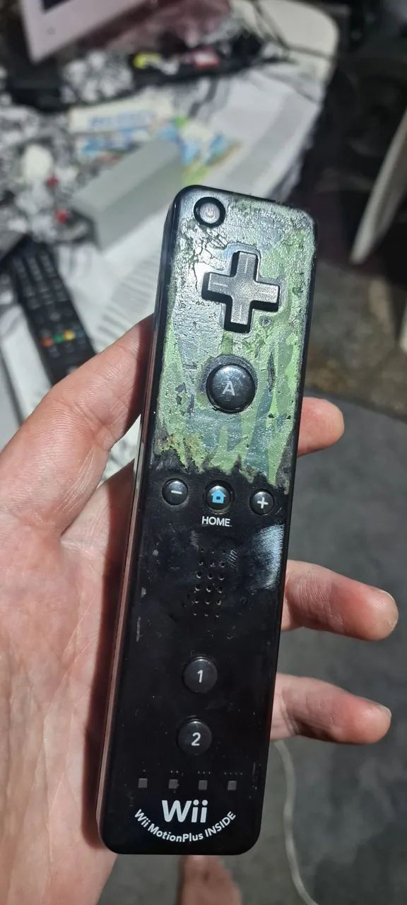 Nintendo wii black com caixa + hd externa - Foto 3