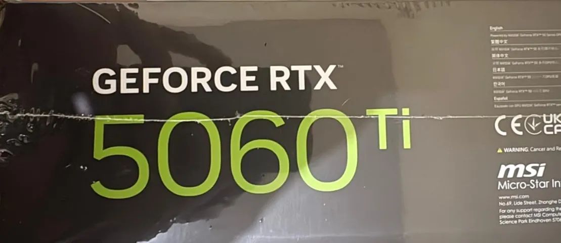 Placa de Vídeo RTX 5060ti 8gb NOVA LACRADA MSI - Foto 2