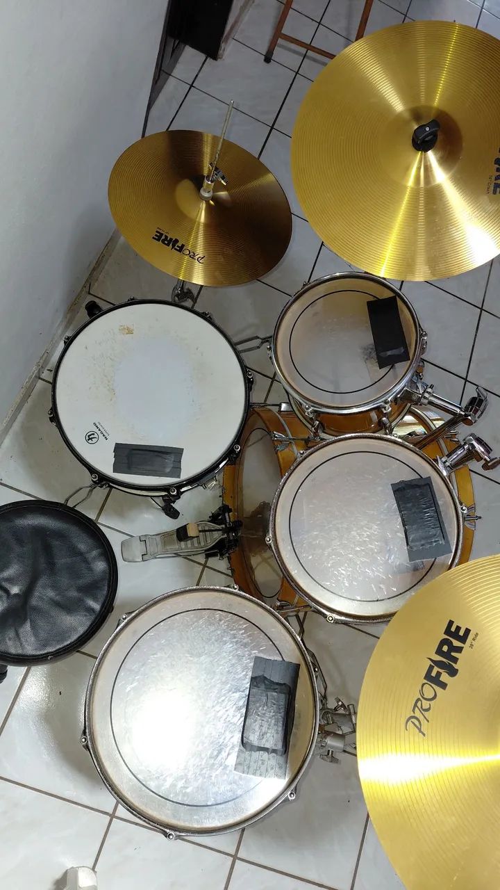 Bateria Acústica Completa - Foto 5