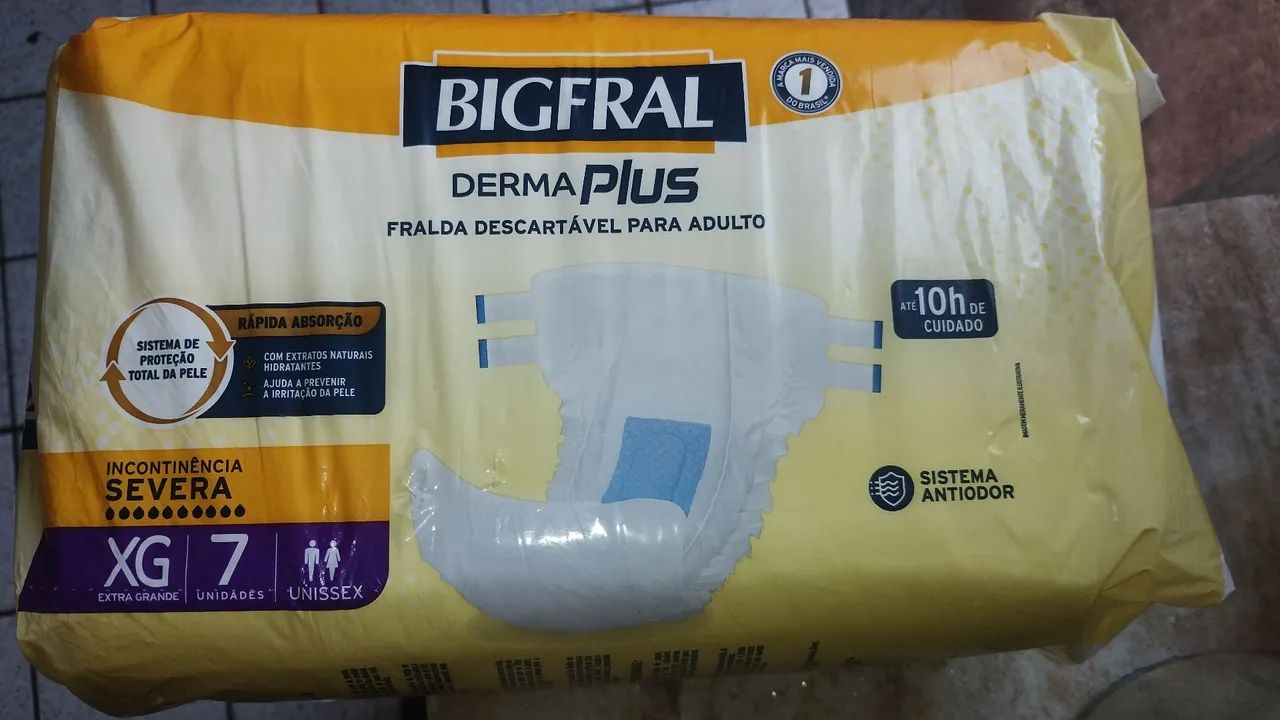 Fralda para adulto