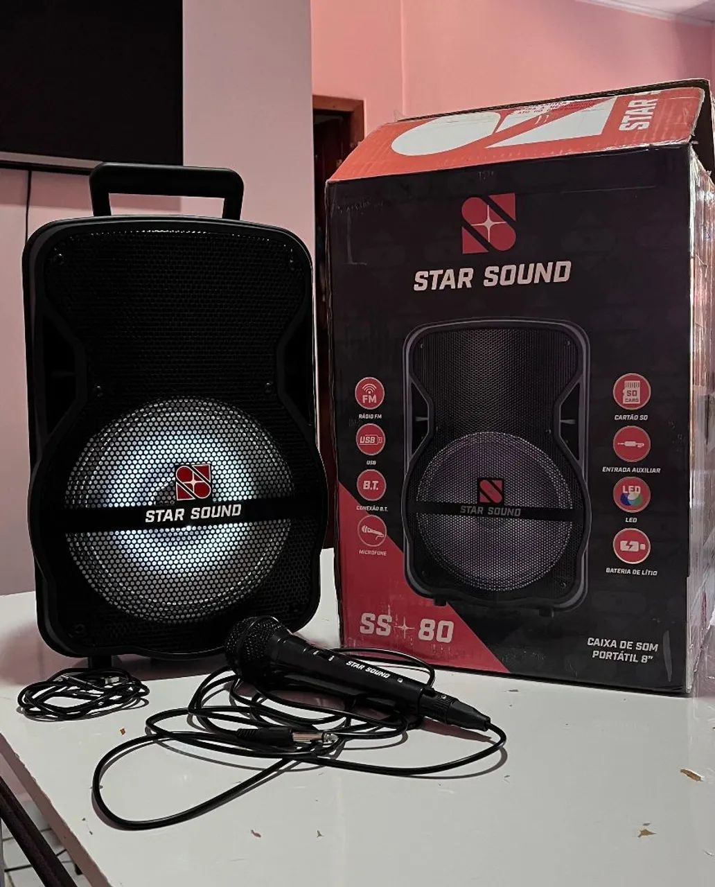 Caixa de som Star Sound Disponível! Apenas 1 unidade!