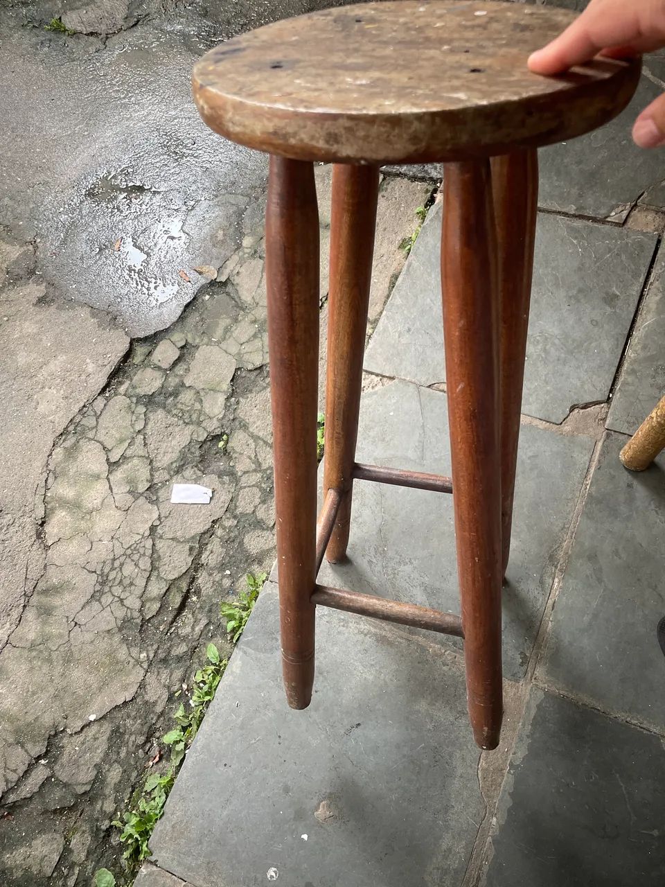 Banquetas de madeira  - Foto 2