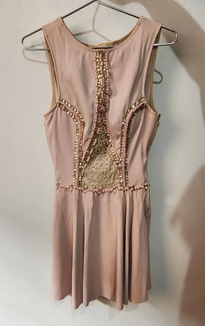 Vestido de festa rosa