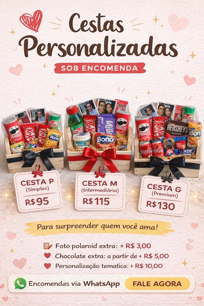 cestas presente românticas  - Foto 2