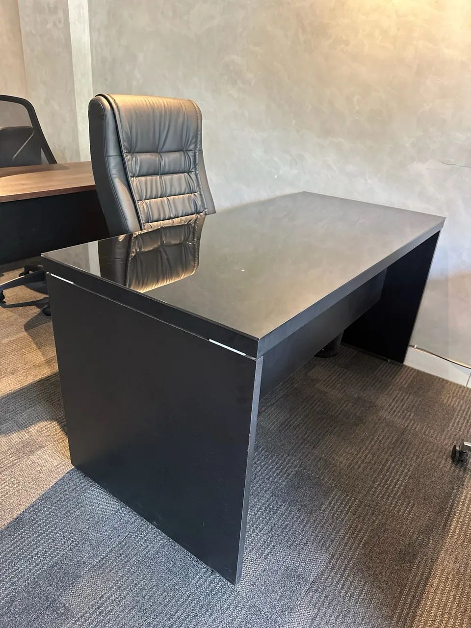 Glass-Top Office Desk 1.50x0.70 m - IKONMIXOFFICE Store