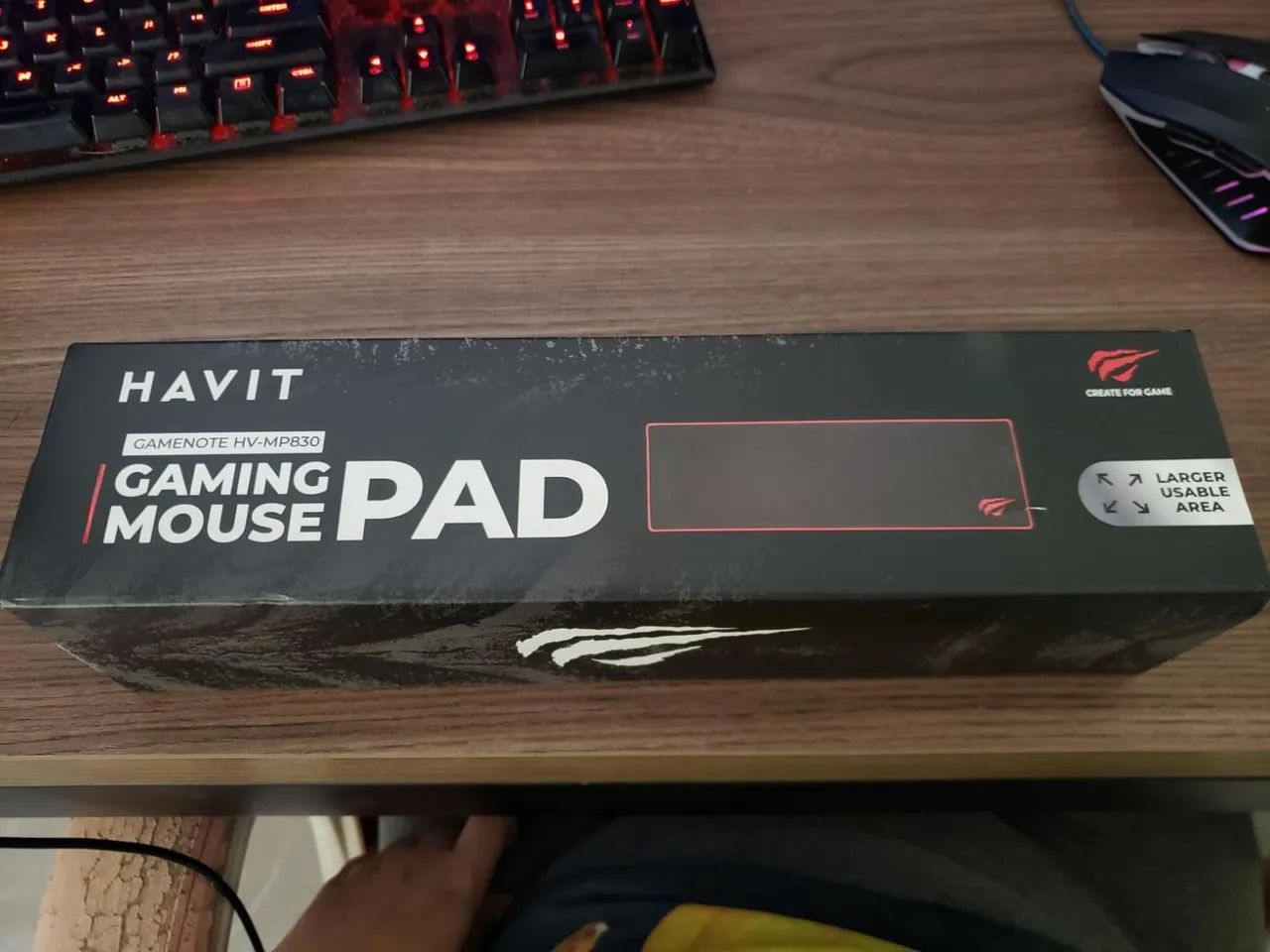 Mouse Pad Havit HV-MP830 30x90x03cm - Foto 4