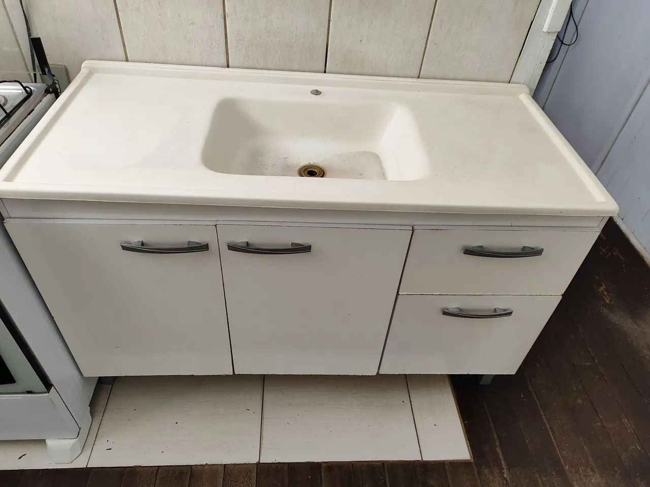 Armário de cozinha com pia 65204301886211120