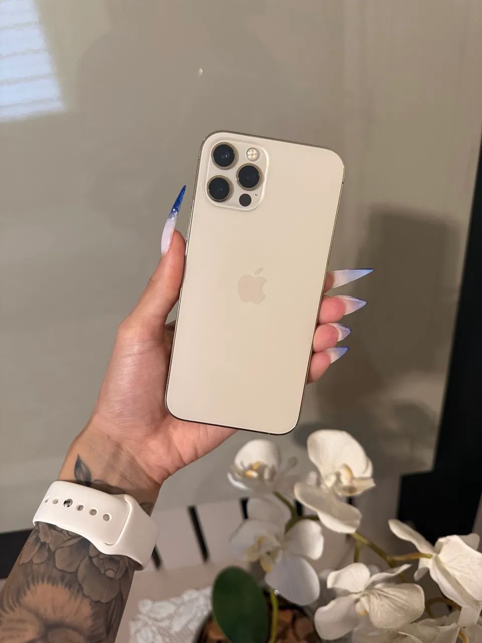 iPhone 12 Pro Max Gold IMPECÁVEL  - Foto 2