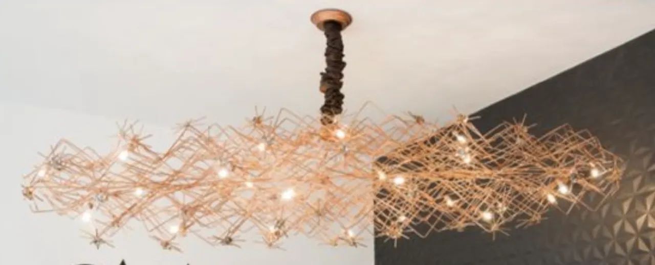 Oportunidade Única: Lustre Fiori Geométrica Horizon (Grande) - Foto 2