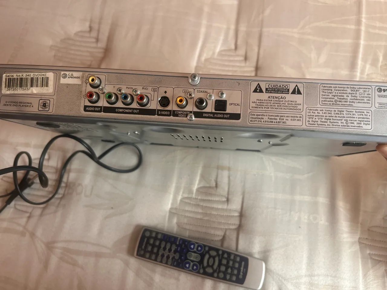 Karaokê DVD gradiente com 2 microfones - Foto 4